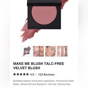NWT LAWLESS | Make Me Blush Velvet Blush in Vintage Love, talc-free, sold out!